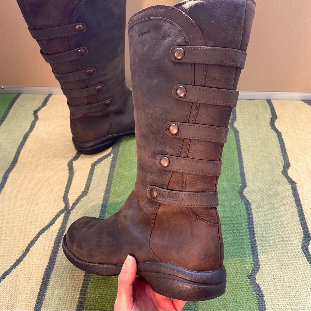 MERRELL Captiva 2 Launch Leather Waterproof Boots